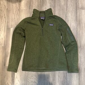 Patagonia Nomad Green Better Sweater Quarter Zip